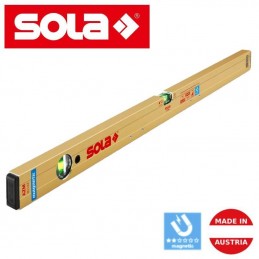 ΑΛΦΑΔΙ ΑΛΟΥΜΙΝΙΟΥ ΧΡΥΣΟ ΜΑΓΝΗΤΙΚΟ SOLA AZM120 | 120cm | 2 ΜΑΤΙΑ